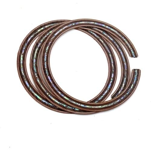 3PCS Guitar Sound hole Inlay MAPLE For Acoustic Classic Guitar Mosaic technology of scallop CLYKQ13