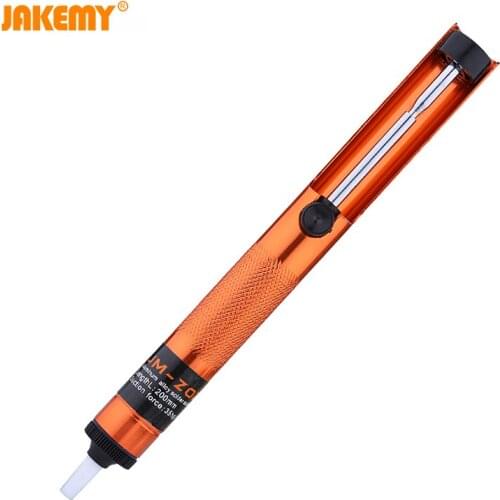 JAKEMY Z02 Strong Desoldering Pump Suction Tin Soldering Sucker Pen Removal Vacuum Soldering Iron Desolder Hand Tools