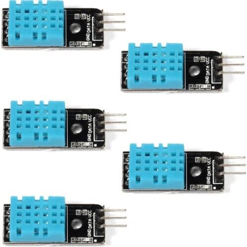 5PCS Temperature Humidity Sensor Module Digital DHT11 for Arduino Raspberry Pi 2 3