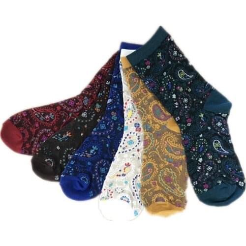 1 Pair Cotton Socks For Women Print Autumn Winter Warmer Sock Japanese Kawaii Girls Cute Socks For Ladies Christmas Gifts