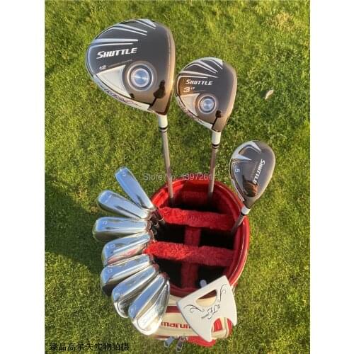 New womens Golf Clubs Maruman SHUTTLE Golf Clubs Complete Sets Golf Drive Fairway wood irons and Graphite Golf shaft