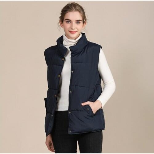 New Women 90% White Duck Down Vest Womens Ultra Light Duck Down Vest Blue Jacket Autumn Winter High collar Sleeveless Red Coat