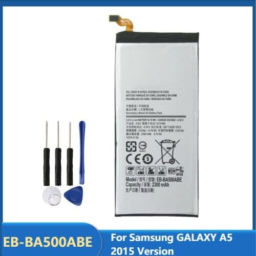 Original Replacement Phone Battery EB-BA500ABE For Samsung GALAXY A5 2015 Version Rechargable Battery 2300mAh With Free Tools