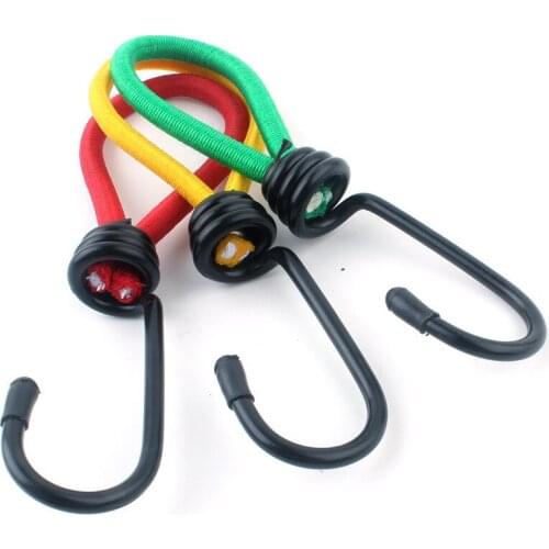 3pcs Tents outdoor camping fastened 15cm elastic rope tied Tension roof fittings supplies peg board hooks