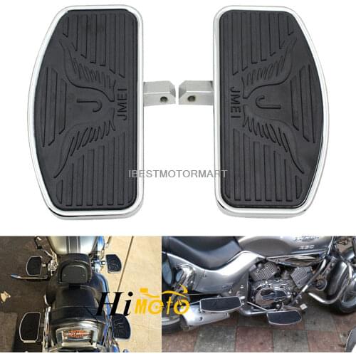 Rear Floorboard Footboard For Suzuki Intruder Volusia 400 800 VL400 VL800 Boulevard C50 For Honda Shadow Steed 400 600 VLX400