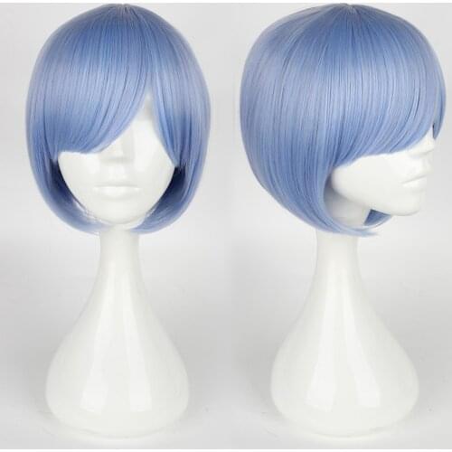 Re:Life In A Different World From Zero Cosplay Rem Wig for Women Hot Anime Cosplay Hair Party Hearwear