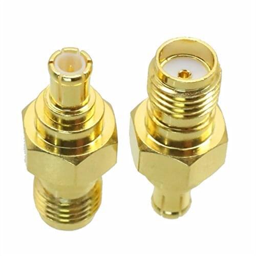 10PCS SMA Female Jack to MCX Male Plug RF Coaxial Adapter Connector