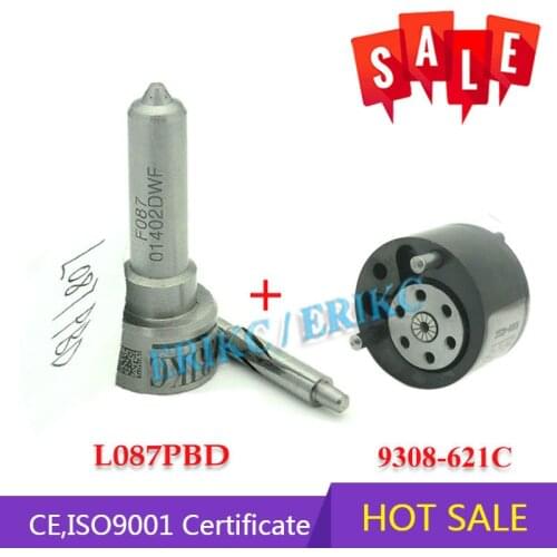 L087PBD Nozzle 9308-621C 28239294 Control Valve 7135-644 Diesel Fuel Injector Overhaul Kit for Delphi EJBR01201Z / EJBR04101D
