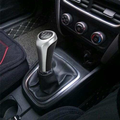 1Pcs Gear Shift Knob For BMW 1 3 5 6 Series E46 E53 E60 E61 E63 E65 E81 E82 E83 E87 E90 E91 E92 X1 X3 X5 M Chromed Matte Carbon