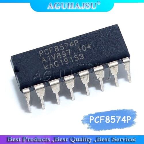 10PCS/lot PCF8574P DIP16 PCF8574 DIP I/O expander 8 bit