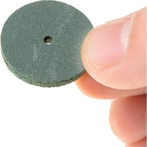 100pcs/BOX Dental Lab Rubber Polishing Wheels Silicone Polishers Green