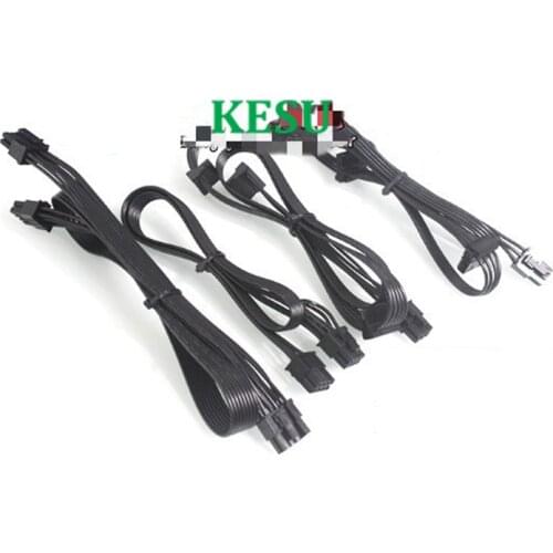 5pin SATA / 4pin IDE / 6pin dual 6+2pin / 6-pin 8(6+2)pin modular Power supply cable for Tt Thermaltake TR2-600M TR2-700M