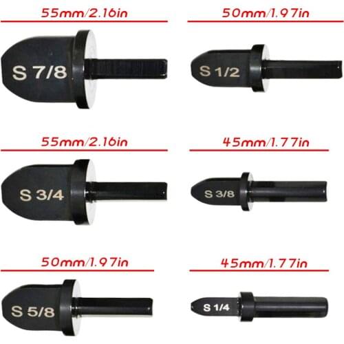 6pcs Tube Pipes Expander for Air Conditioner Conditioning Copper Pipes Expand 7/8 3/4 5/8 1/2 3/8 1/4 Inch 6 In 1 Imperial Tool