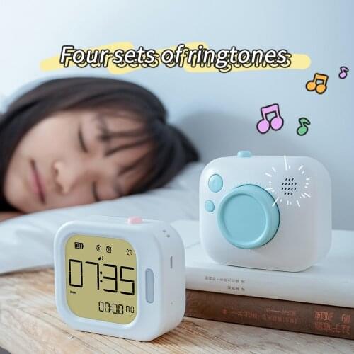 Alarm Clock LED Digital Luminous Night Light Cute Table Clock Electronic for Kids/Children Desk Clock Timer Chirstamas Gift 2020