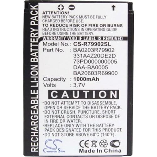 CameronSino for CREATIVE Jukbeox Zen NX Nomad Nomad Jukebox Zen Xtra Nomad MuVo2 BA20203R79902 battery