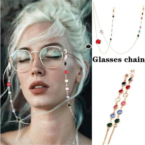 1 Pc 78cm Long Keeper Glasses Chain Eyewear Accessories Stainless Steel Sunglasses Necklace Eyeglass Lanyard Strap Reading