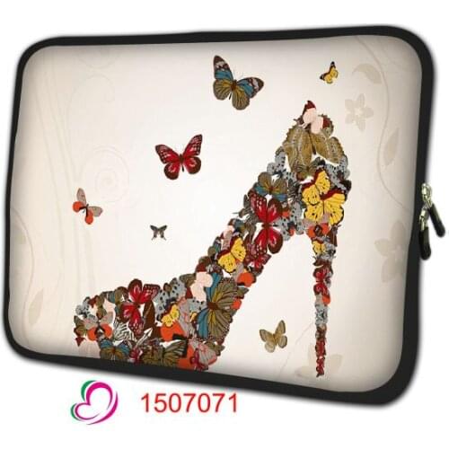 Butterfly Design For 10" 11" 13" 14" 15" Tablet - Universal Carry Neoprene Zipper Laptop Sleeve Pouch Case Bag