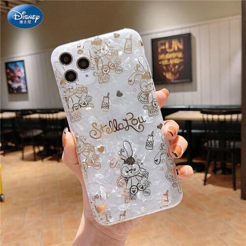 2021 Disney Mickey StellaLou Shell Pattern Case for iPhone 11 12 Pro Max 12 Mini X Phone Cover Full Body Bag zz0430-10