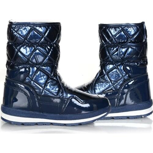 Children Snow Boots Plush Waterproof Kids Boots Mid-calf Cotton Shoes Toddler Snow Boots Winter Boots for Girls boys