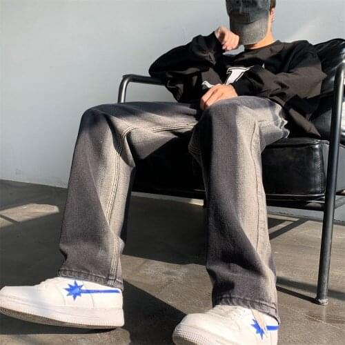 HYBSKR Loose Jeans For Men