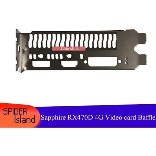 Wholesale 50pcs Video card Bracket ASUS GTX1050TI Phoenix Graphics Card Baffle ASUS Graphics Card GTX 1050ti Baffle