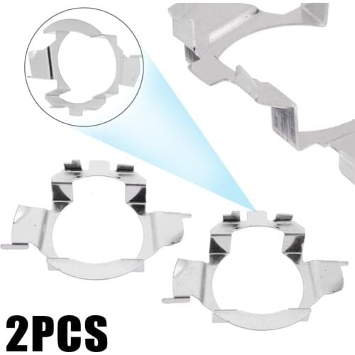 Mayitr 2pcs 8mm H7 LED Base Holders Bulb Adapters For BMW Audi Mercedes-Benz Skoda