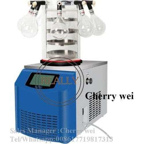 MIni Fruits food dryer Laboratory Machine Food Vacuum Small Bench Top Freeze Dryer