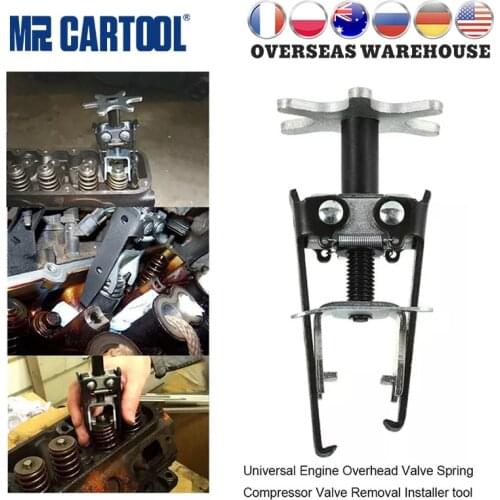 MRCARTOOL Universal Engine Overhead Valve Spring Compressor Valve Remover Installer Car Disassembly Tool