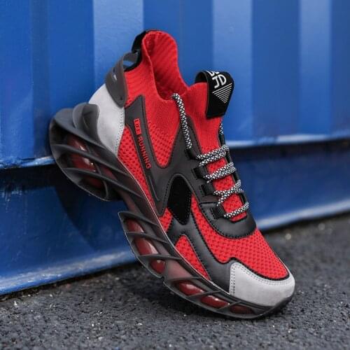 Mens Sneakers Fashion Casual Running Shoes Gym Shoes Light Breathe Comfort Outdoor Air Cushion Jogging Shoes Size 39-44