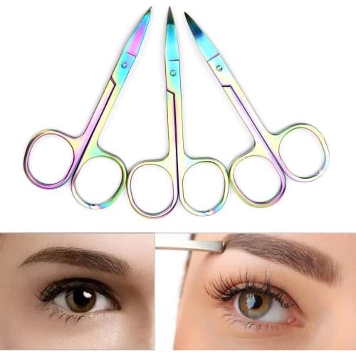 Stainless Steel 1PC Eyebrow Shaver Knife Hair Removal Beauty Eyebrow Trimmer Scissors Makeup Tools