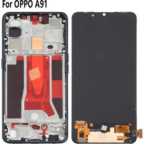 Original 6.4" For OPPO A91 PCPM00 CPH2001 CPH2021 LCD Glass Dispaly Touch Digitizer Screen Assembly