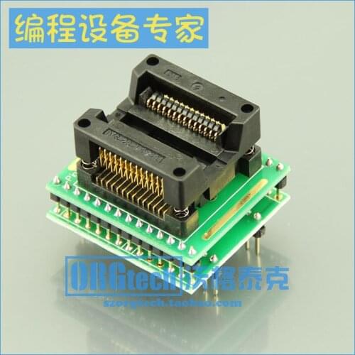 Patch SOP28 to DIP28 Upright Wide-body 300mil Burn Seat Test Seat Programming Adapter Chip Base