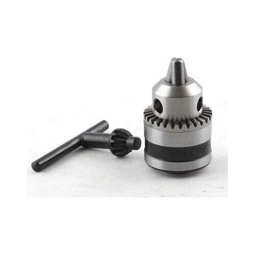 0.6-6mm Key type drill chuck, taper B10 or thread of 3/8"-24UNF to choose, SAN OU brand