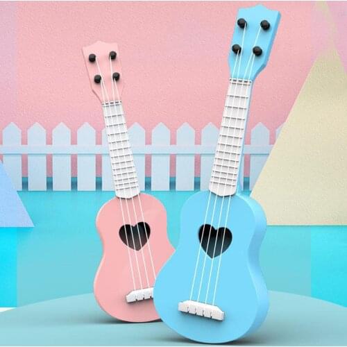 Plastic Ukulele Hawaii Guitar Developmental Concert Music Toys Instruments