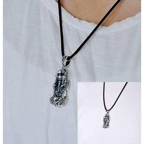 Chinese style brave pendant brave army necklace mens womens fashion all-match simple pendant necklace