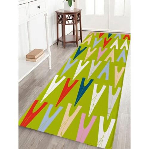 Carpet Doormat Funny Kitchen Entrance Door Mat Anti-slip Floor Rug Bathroom Area Hallway 50x80cm Ins Flora Design