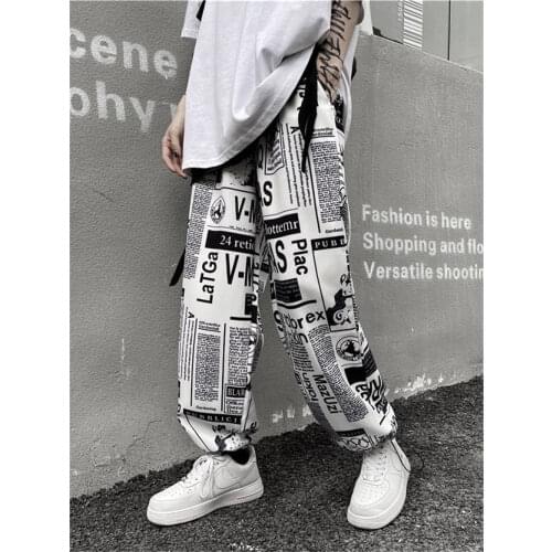 Мужские свободные брюки PUNK STYLE GIRL China At AliExpress