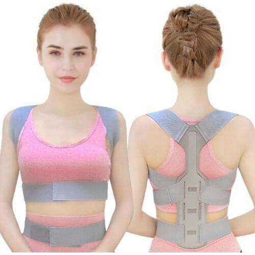 Adjustable Shoulder Posture Corrector Belt Chest Lumbar for Men Women Upper Back Brace Clavicle Support Stop Slouching Hunching
