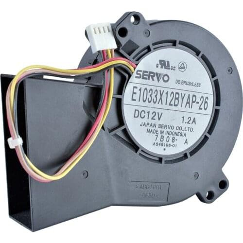 COOLING REVOLUTION E1033X12BYAP-26 9733 12V 1.20A 4 volume 4pin centrifugal centrifugal turbo blower cooling fan