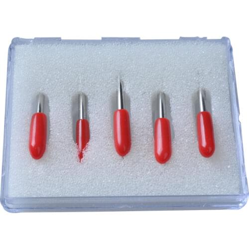 Ving Tools 45 Degree Small Redsail Vinyl Plotter Cutter Blades, 3A Grade 5pcs/pack