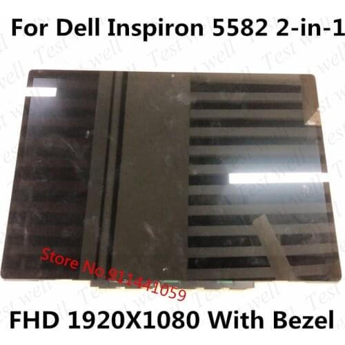 15.6'' FHD Touch Screen For Dell Inspiron 15-5000 5582 2-in-1 P78F P78F001 LCD Widescreen Digitizer Replacement Assembly