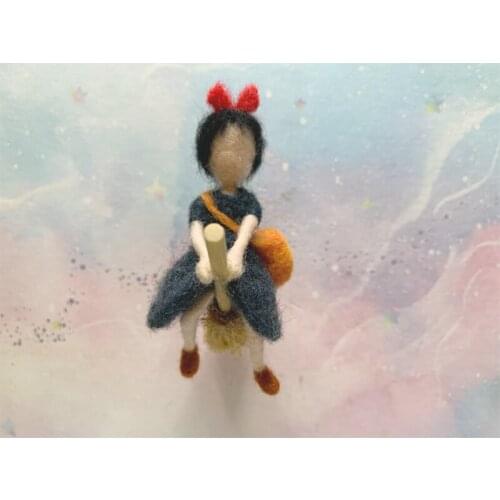 Fairy Needle Felting Kit for Beginners 15 cm Needlework Felt Height DIY Craft Kits for Adults Felting Gift Video Instruction