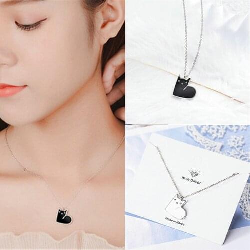 Trendy Cute Cats Pendant Kids Girls Chokers Statement Necklace Lucky Gift Wholesale
