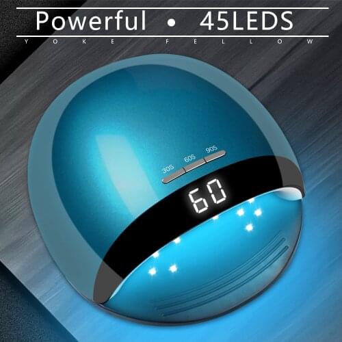 220W Power Nail Dryer UV LED Lamp With Auto Sensor LCD Display Professional Fast Curing Speed Gel Nail Art Solon Manicure Tool