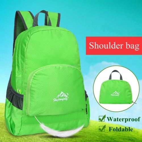 Waterproof Outdoor Climbing Bag Folding Cycling Sports Backpack Ultralight 20L Men Women Hiking Climbing Foldable Backpack