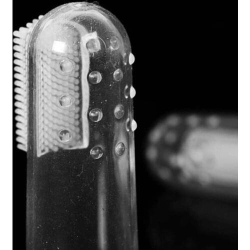 Environmental Protection Silicone Glove for Dogs and Cats New Rubber Pet Finger Toothbrush Dog Toys Clean Teeth Pet Accessories