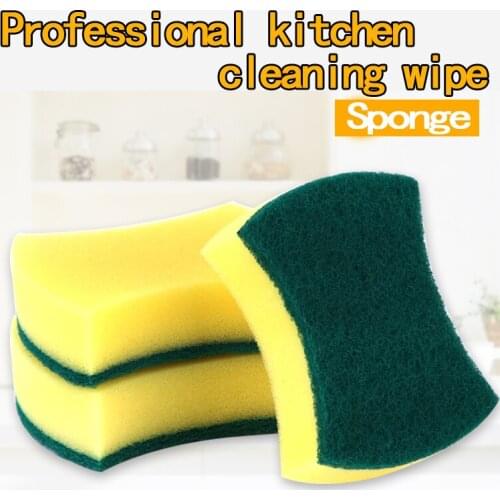 1 Pack kitchen dining & bar cleaning tools Melamine magic wipe dish sponge clean scouring cloth dish washing Brush pot