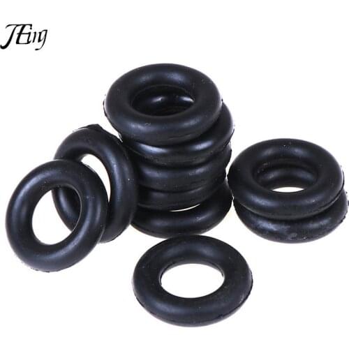 10PCS Black Around The Coil Rubber Ring O-ring Bobbin Winder Friction Wheel For Sewing Machine Sewing Accessories