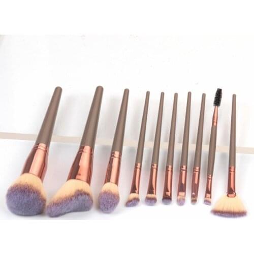 10PCS Makeup Brushes Set Foundation Eye Shadow Blush Brush Eyebrow Comb Beauty Tools Makeup Brush Maquillaje Kit Wholesale