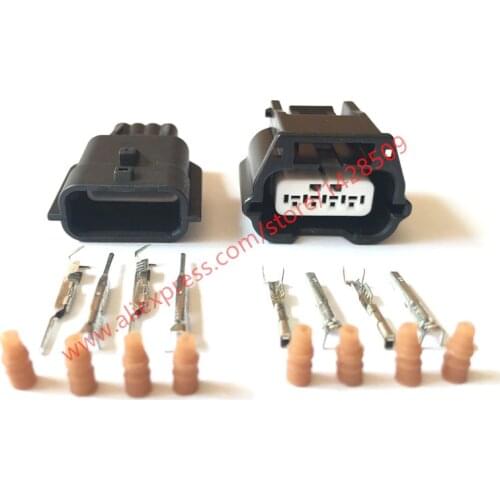 5 Sets 4 Pin Female Male Waterproof Auto Plug 7282-8853-30 7283-8853-30 MAP Sensor Mass Air Flow Socket For Nissan